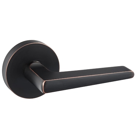 Sure-Loc Hardware Basel Round Passage Lever, Vintage Bronze